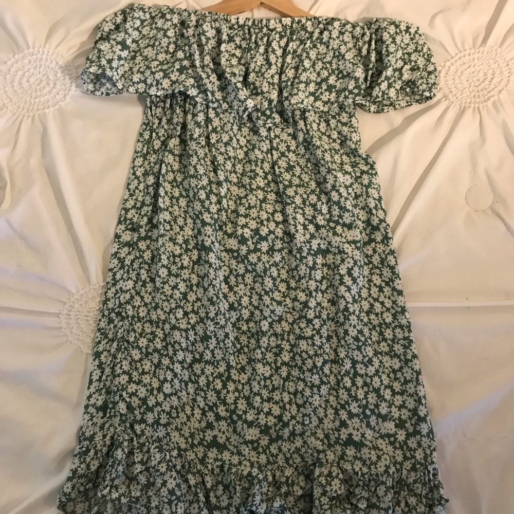 Floral Off the Shoulder Dress